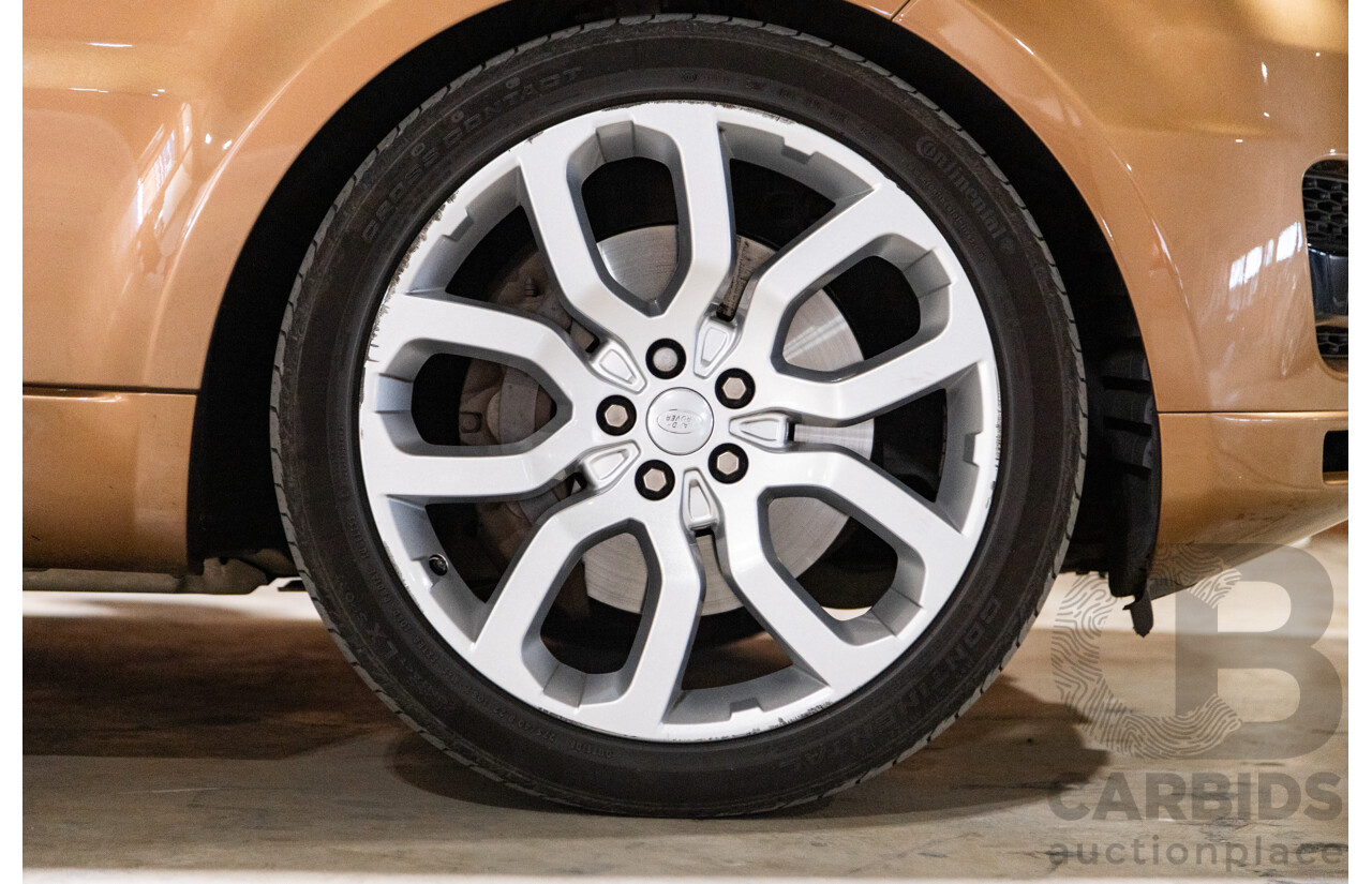 4/2016 Range Rover Range Rover Sport SDV6 SE LW MY16 (AWD) 4d Wagon Zanzibar Sunstone Copper Metallic Twin Turbo Diesel V6 3.0L