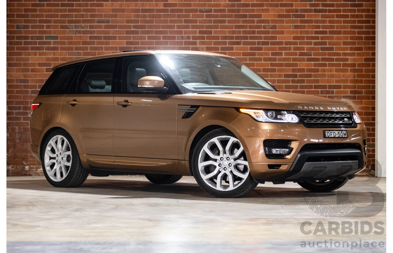 4/2016 Range Rover Range Rover Sport SDV6 SE LW MY16 (AWD) 4d Wagon Zanzibar Sunstone Copper Metallic Twin Turbo Diesel V6 3.0L