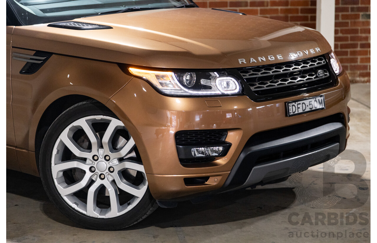 4/2016 Range Rover Range Rover Sport SDV6 SE LW MY16 (AWD) 4d Wagon Zanzibar Sunstone Copper Metallic Twin Turbo Diesel V6 3.0L