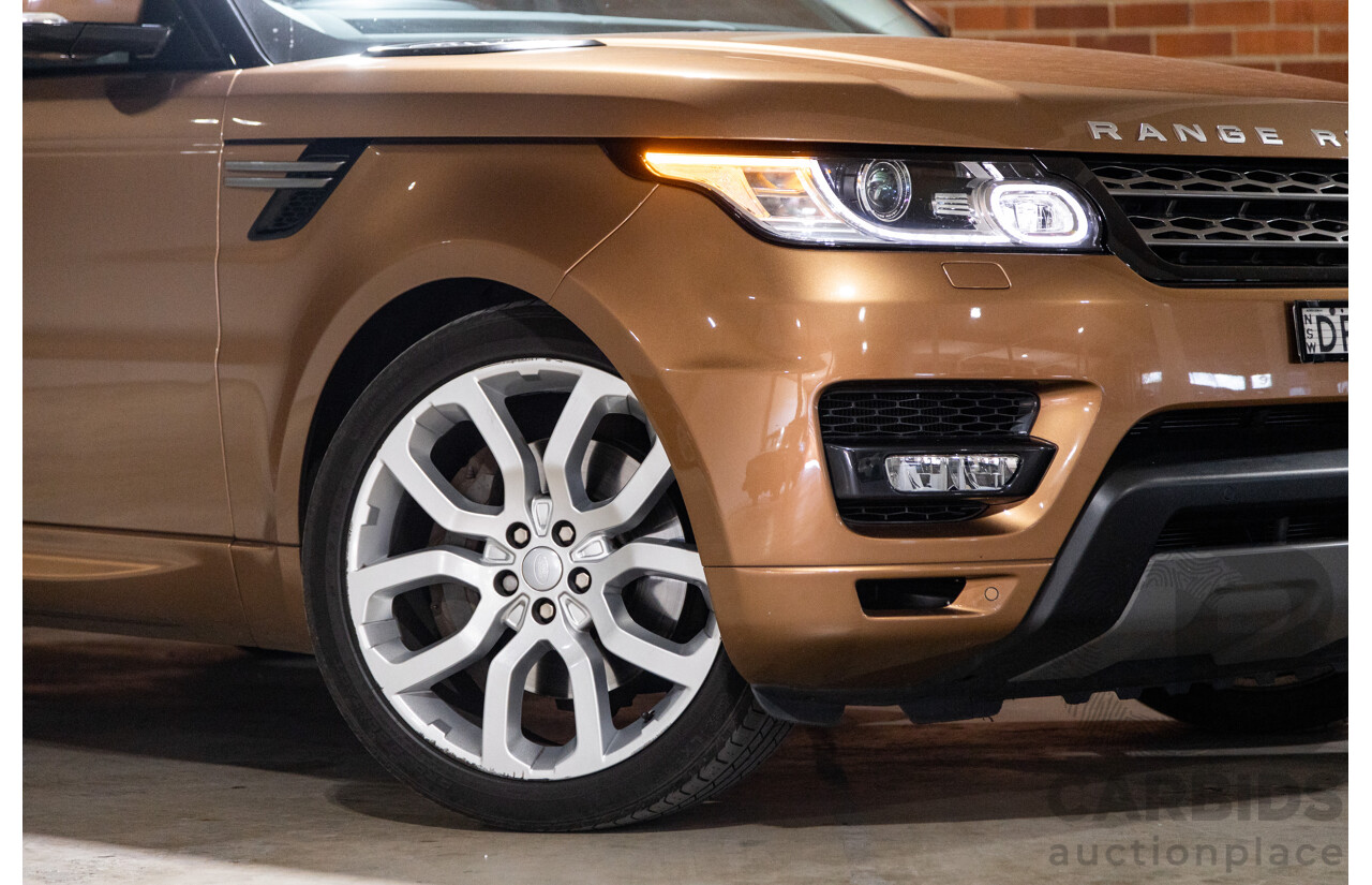 4/2016 Range Rover Range Rover Sport SDV6 SE LW MY16 (AWD) 4d Wagon Zanzibar Sunstone Copper Metallic Twin Turbo Diesel V6 3.0L