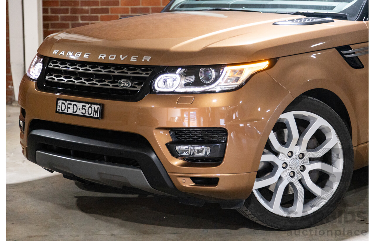 4/2016 Range Rover Range Rover Sport SDV6 SE LW MY16 (AWD) 4d Wagon Zanzibar Sunstone Copper Metallic Twin Turbo Diesel V6 3.0L