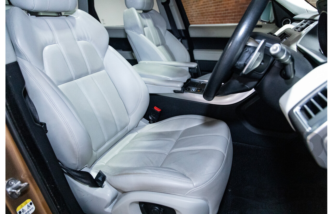 4/2016 Range Rover Range Rover Sport SDV6 SE LW MY16 (AWD) 4d Wagon Zanzibar Sunstone Copper Metallic Twin Turbo Diesel V6 3.0L