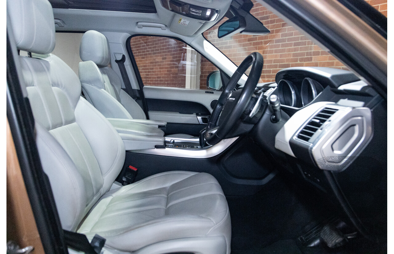 4/2016 Range Rover Range Rover Sport SDV6 SE LW MY16 (AWD) 4d Wagon Zanzibar Sunstone Copper Metallic Twin Turbo Diesel V6 3.0L