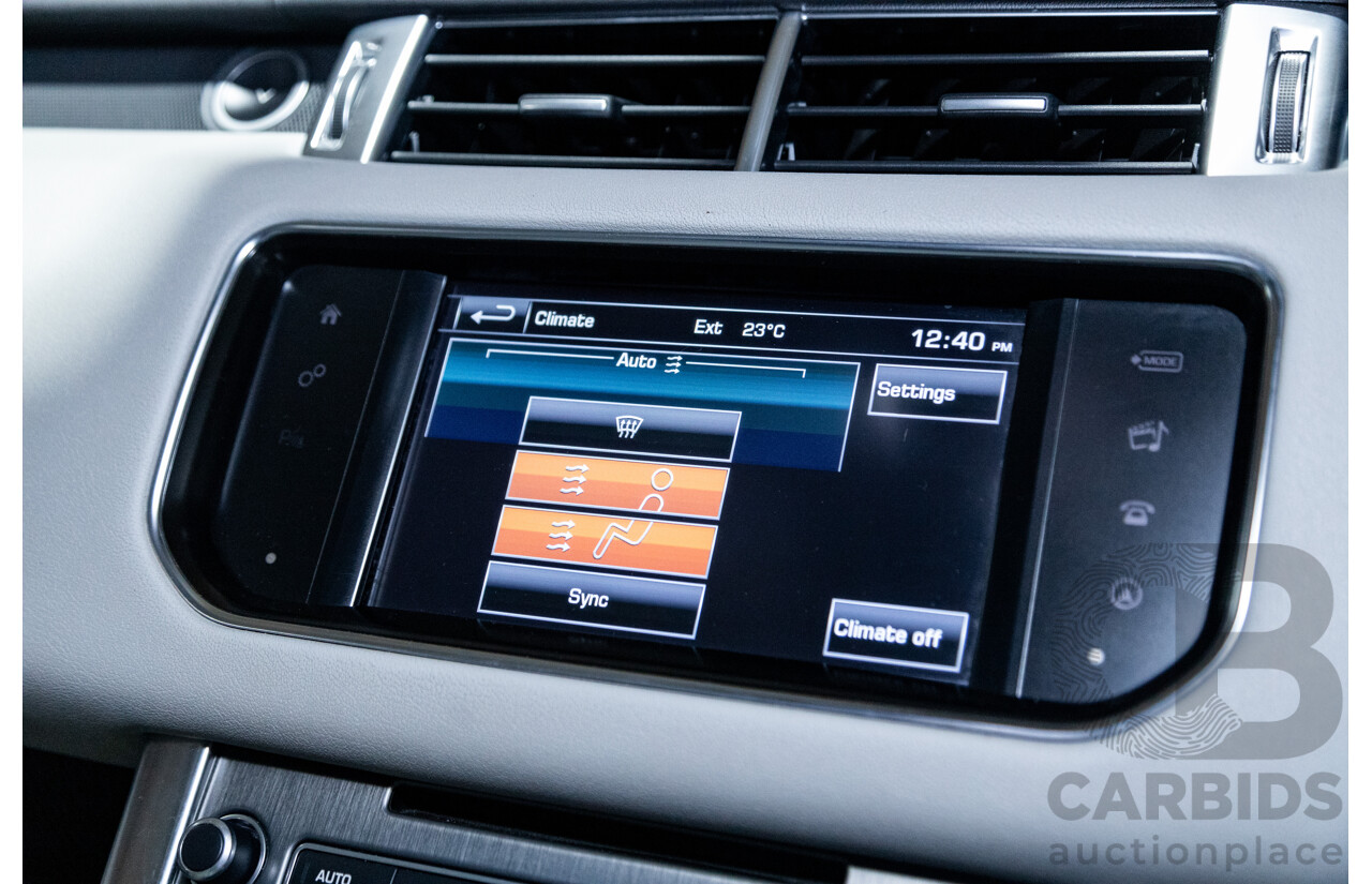 4/2016 Range Rover Range Rover Sport SDV6 SE LW MY16 (AWD) 4d Wagon Zanzibar Sunstone Copper Metallic Twin Turbo Diesel V6 3.0L