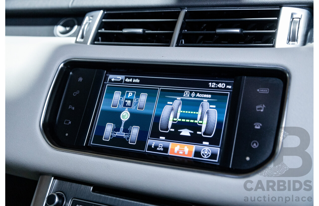 4/2016 Range Rover Range Rover Sport SDV6 SE LW MY16 (AWD) 4d Wagon Zanzibar Sunstone Copper Metallic Twin Turbo Diesel V6 3.0L