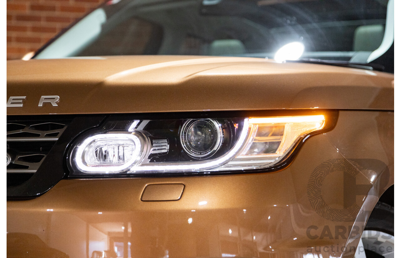 4/2016 Range Rover Range Rover Sport SDV6 SE LW MY16 (AWD) 4d Wagon Zanzibar Sunstone Copper Metallic Twin Turbo Diesel V6 3.0L