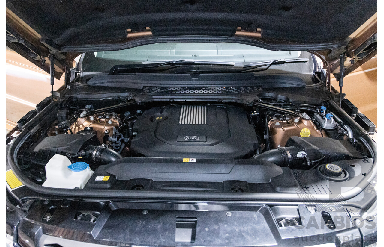 4/2016 Range Rover Range Rover Sport SDV6 SE LW MY16 (AWD) 4d Wagon Zanzibar Sunstone Copper Metallic Twin Turbo Diesel V6 3.0L