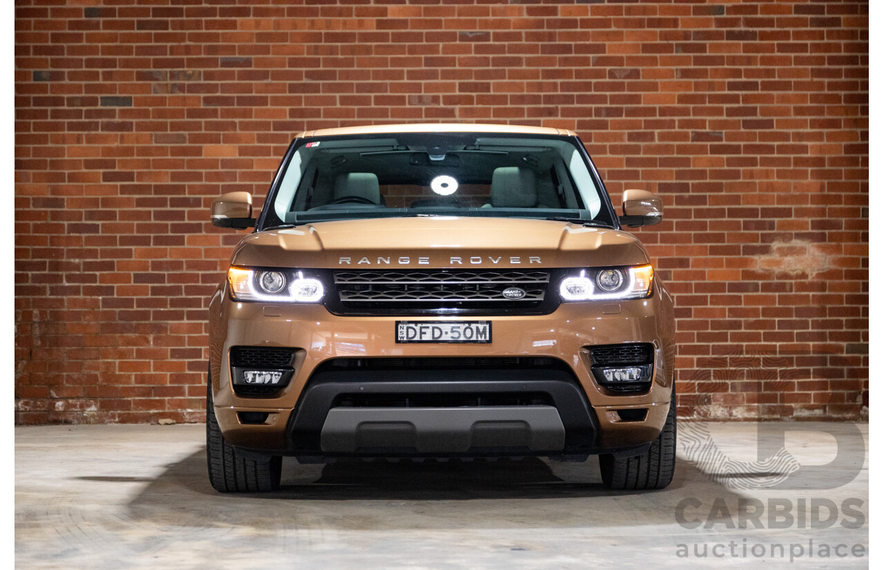 4/2016 Range Rover Range Rover Sport SDV6 SE LW MY16 (AWD) 4d Wagon Zanzibar Sunstone Copper Metallic Twin Turbo Diesel V6 3.0L