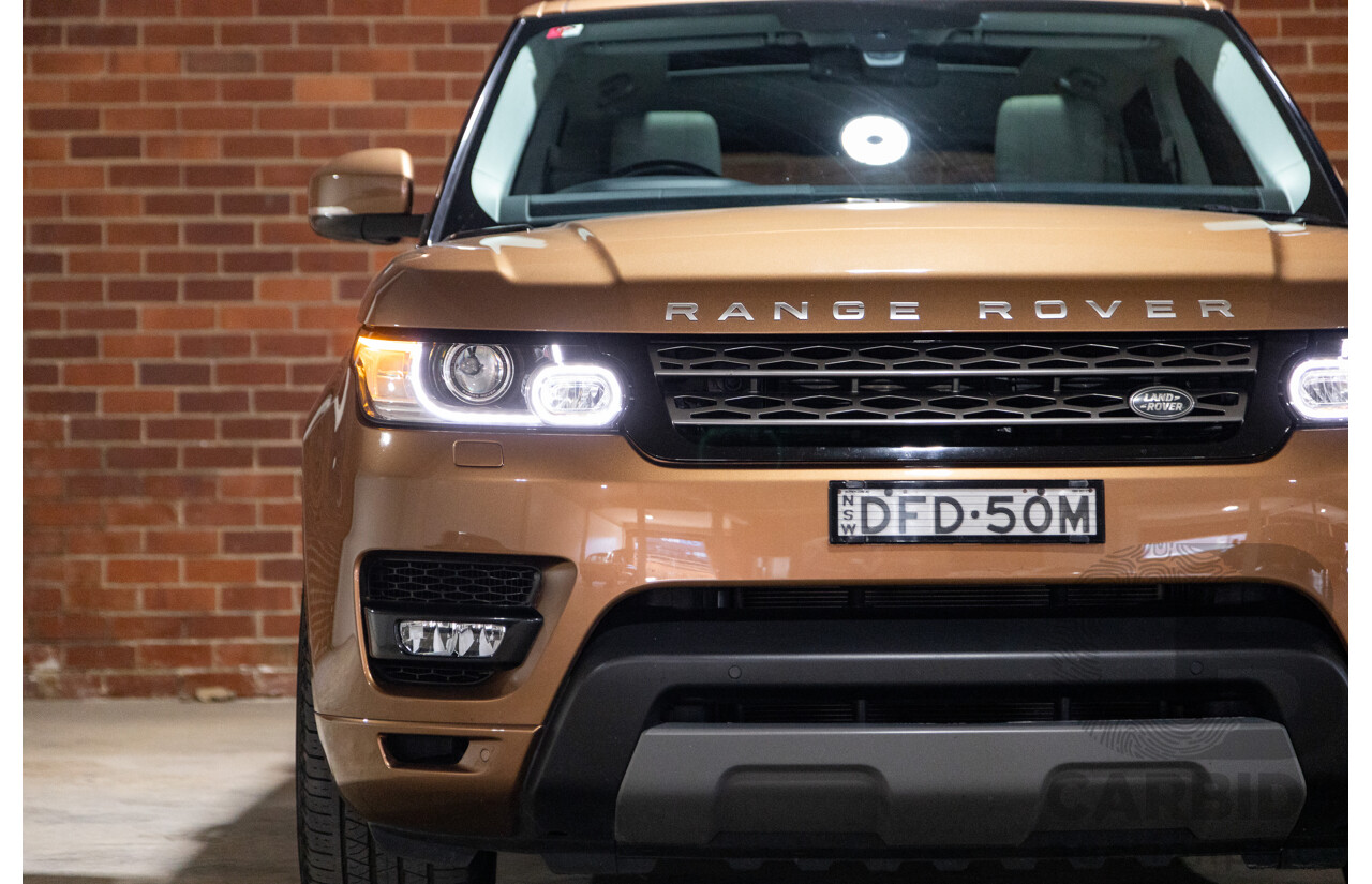 4/2016 Range Rover Range Rover Sport SDV6 SE LW MY16 (AWD) 4d Wagon Zanzibar Sunstone Copper Metallic Twin Turbo Diesel V6 3.0L