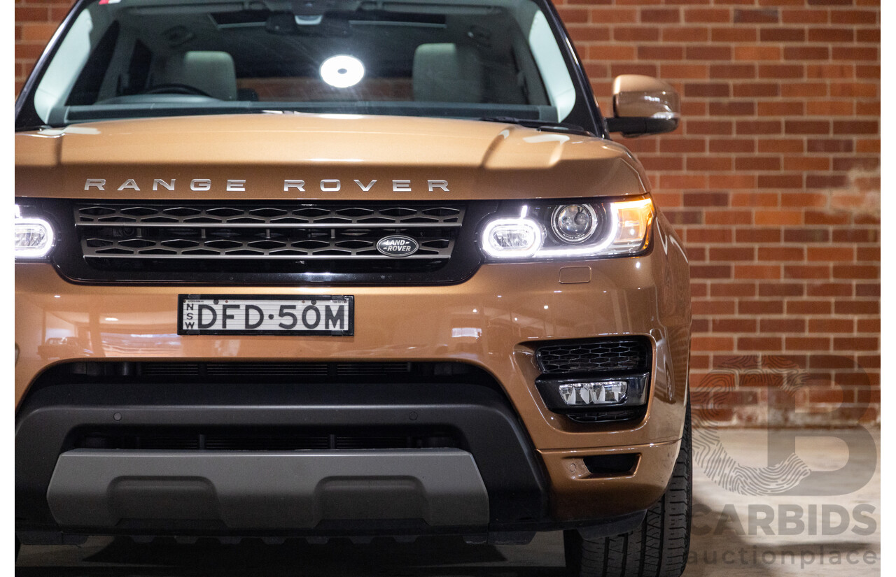4/2016 Range Rover Range Rover Sport SDV6 SE LW MY16 (AWD) 4d Wagon Zanzibar Sunstone Copper Metallic Twin Turbo Diesel V6 3.0L