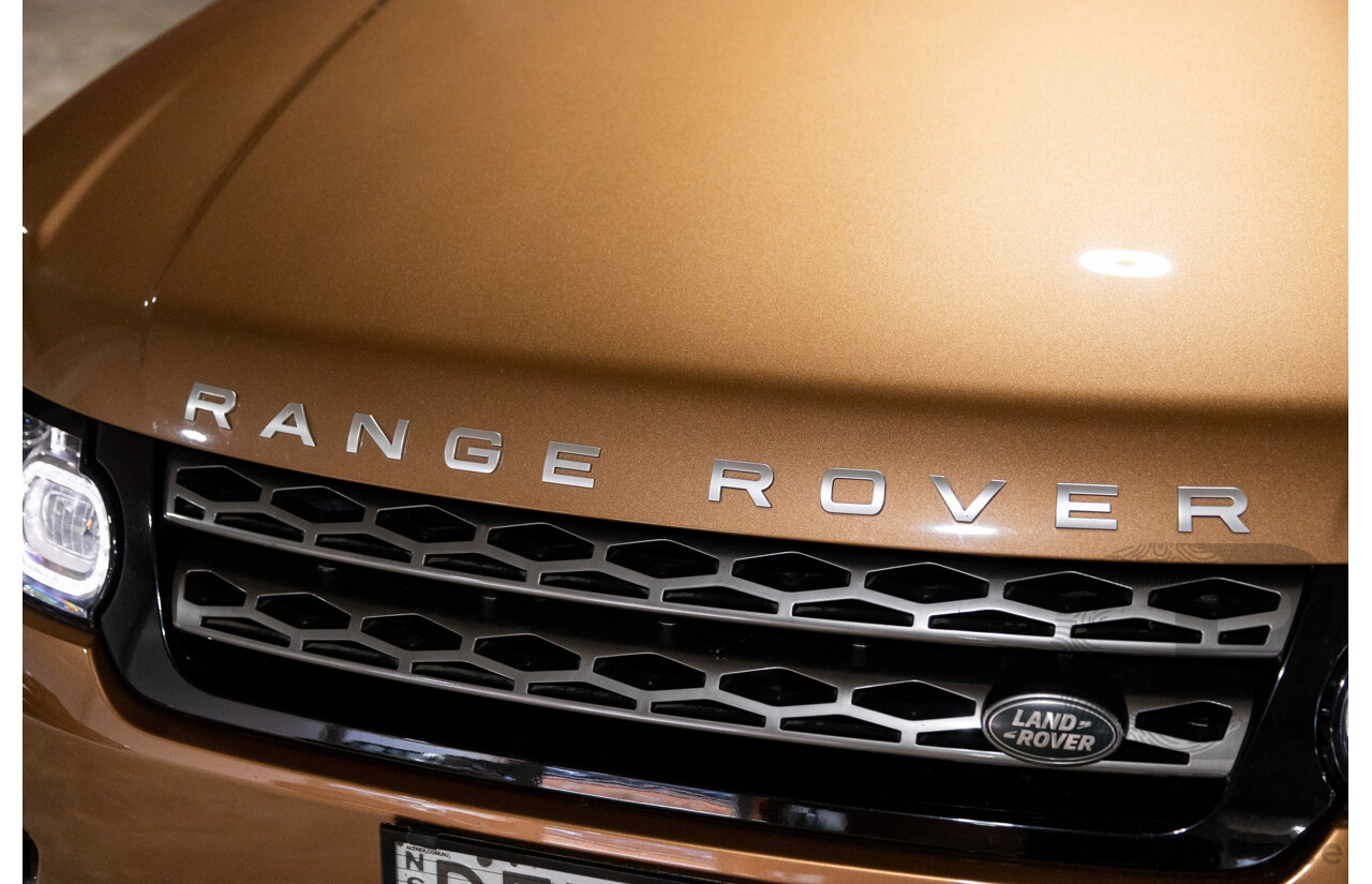 4/2016 Range Rover Range Rover Sport SDV6 SE LW MY16 (AWD) 4d Wagon Zanzibar Sunstone Copper Metallic Twin Turbo Diesel V6 3.0L