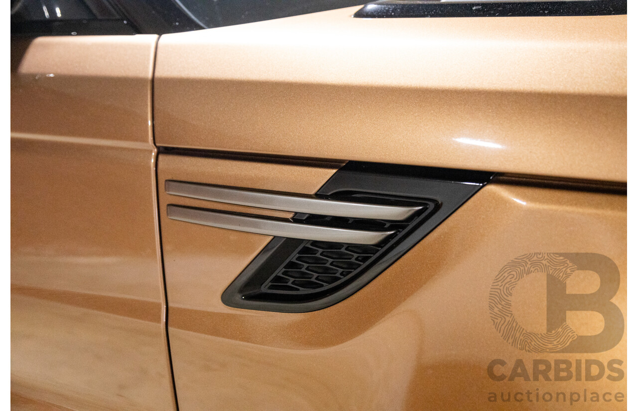 4/2016 Range Rover Range Rover Sport SDV6 SE LW MY16 (AWD) 4d Wagon Zanzibar Sunstone Copper Metallic Twin Turbo Diesel V6 3.0L