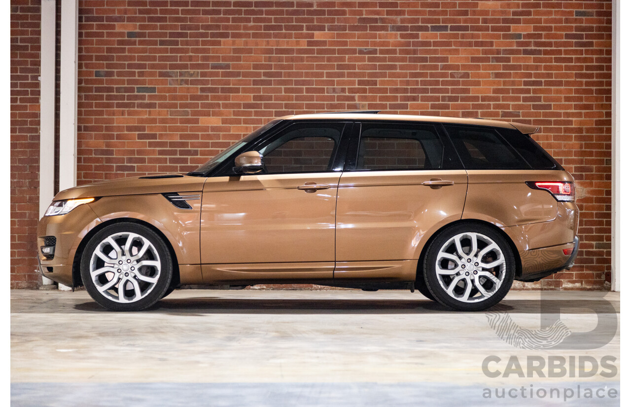 4/2016 Range Rover Range Rover Sport SDV6 SE LW MY16 (AWD) 4d Wagon Zanzibar Sunstone Copper Metallic Twin Turbo Diesel V6 3.0L