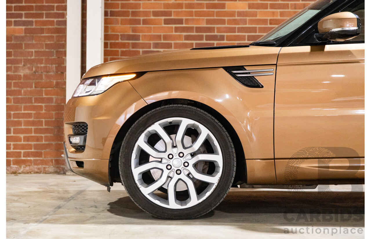 4/2016 Range Rover Range Rover Sport SDV6 SE LW MY16 (AWD) 4d Wagon Zanzibar Sunstone Copper Metallic Twin Turbo Diesel V6 3.0L