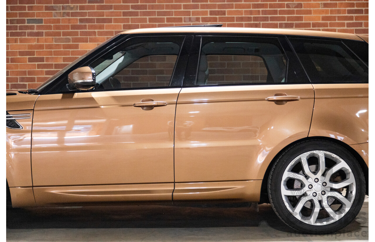 4/2016 Range Rover Range Rover Sport SDV6 SE LW MY16 (AWD) 4d Wagon Zanzibar Sunstone Copper Metallic Twin Turbo Diesel V6 3.0L