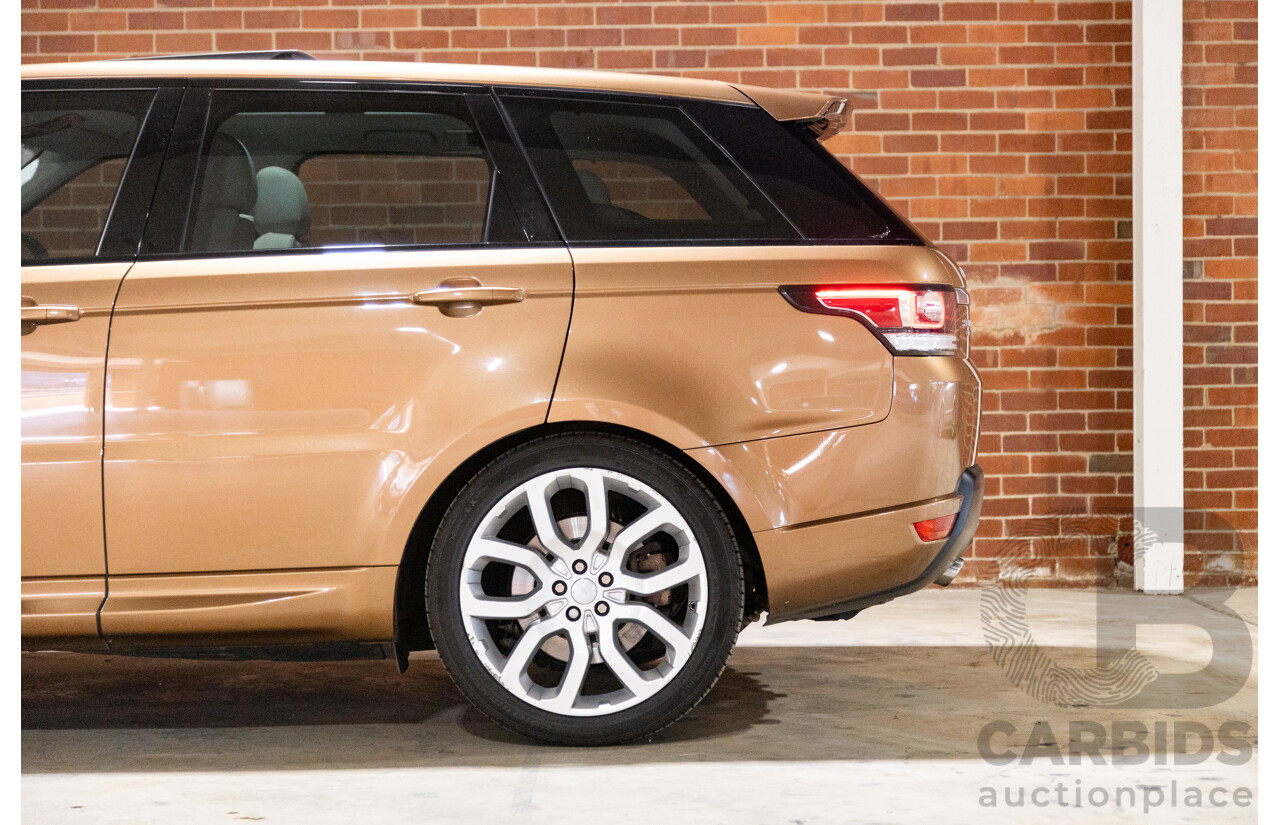 4/2016 Range Rover Range Rover Sport SDV6 SE LW MY16 (AWD) 4d Wagon Zanzibar Sunstone Copper Metallic Twin Turbo Diesel V6 3.0L