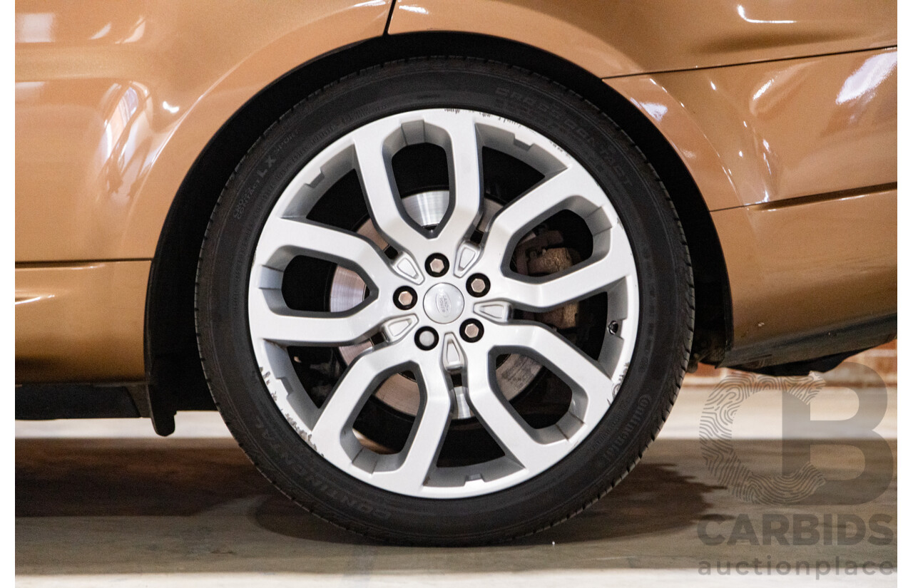 4/2016 Range Rover Range Rover Sport SDV6 SE LW MY16 (AWD) 4d Wagon Zanzibar Sunstone Copper Metallic Twin Turbo Diesel V6 3.0L