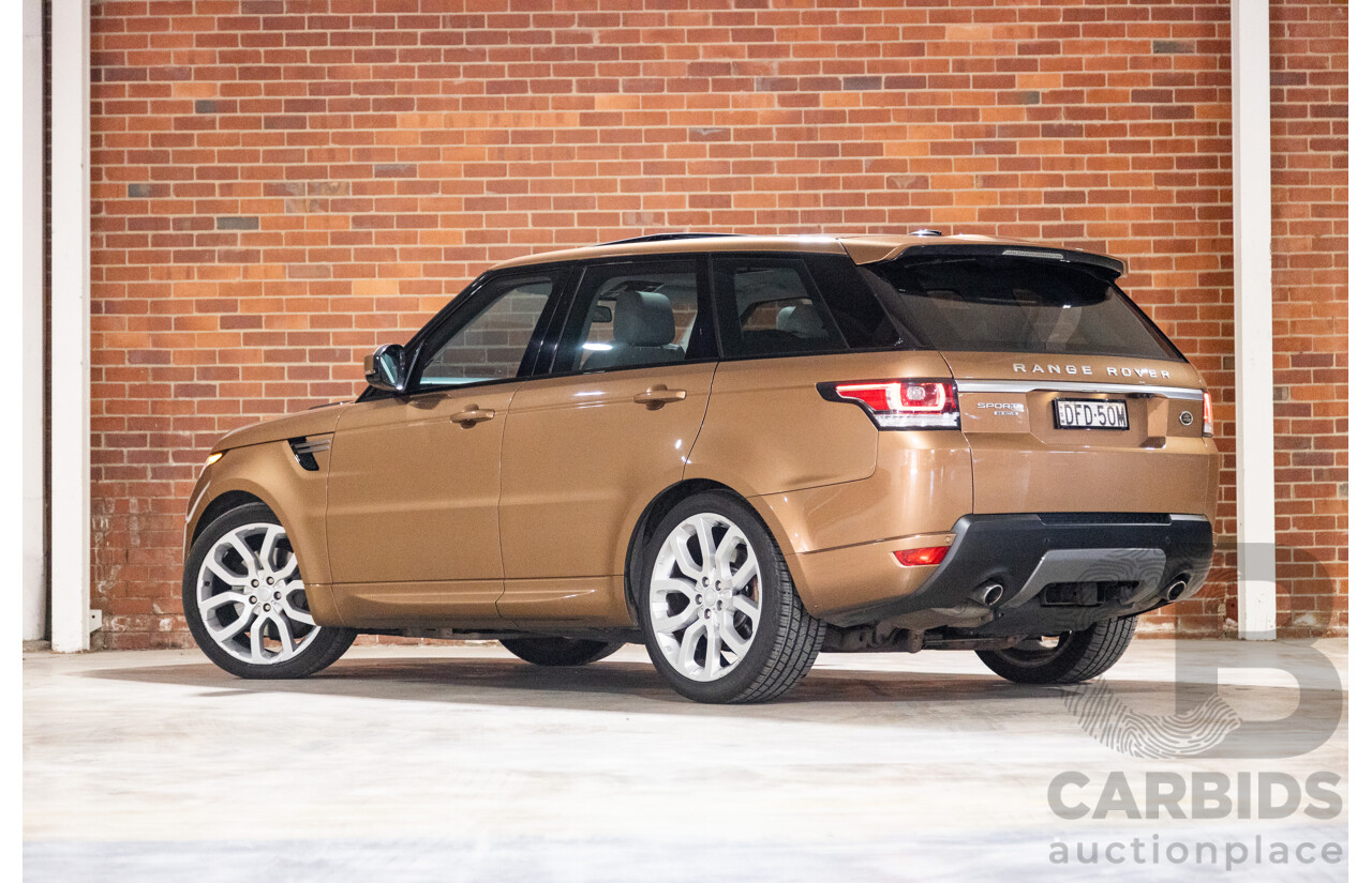 4/2016 Range Rover Range Rover Sport SDV6 SE LW MY16 (AWD) 4d Wagon Zanzibar Sunstone Copper Metallic Twin Turbo Diesel V6 3.0L