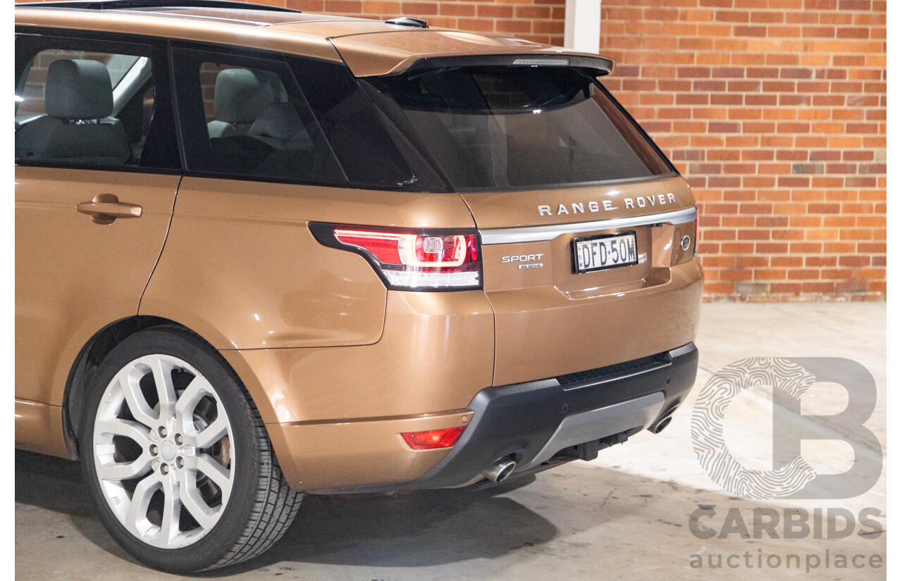 4/2016 Range Rover Range Rover Sport SDV6 SE LW MY16 (AWD) 4d Wagon Zanzibar Sunstone Copper Metallic Twin Turbo Diesel V6 3.0L