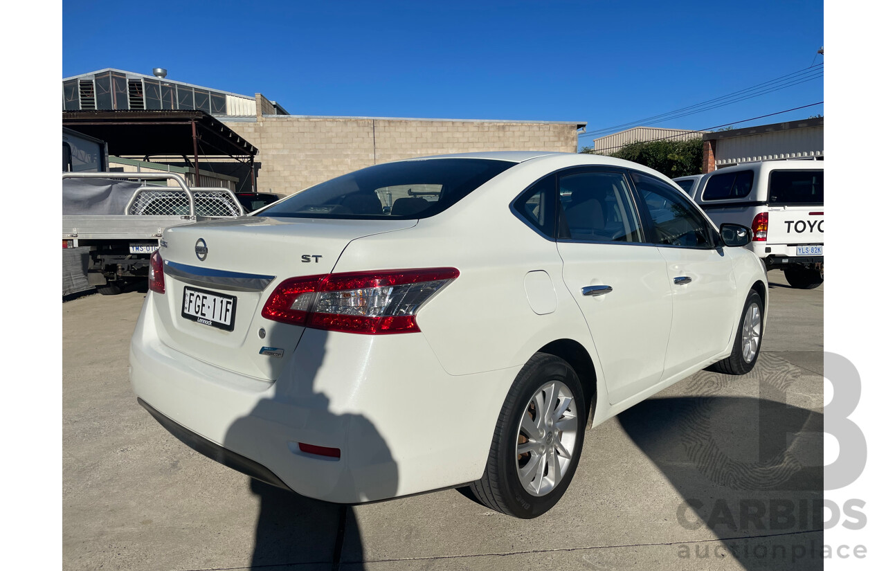 01/2013 Nissan Pulsar ST FWD B17 4D Sedan White 1.8L