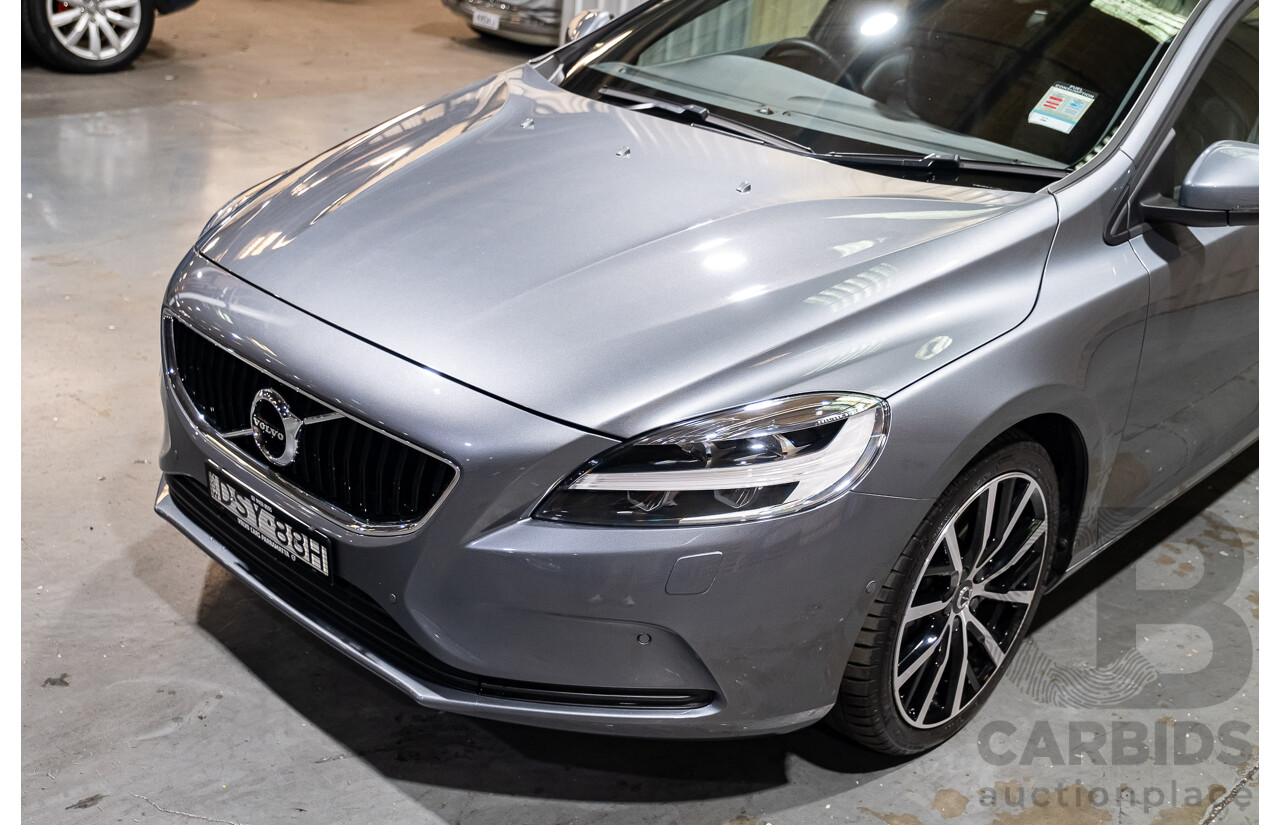 9/2017 Volvo V40 T3 Kinetic M MY16 5d Hatchback Metallic Grey Turbo 1.5L
