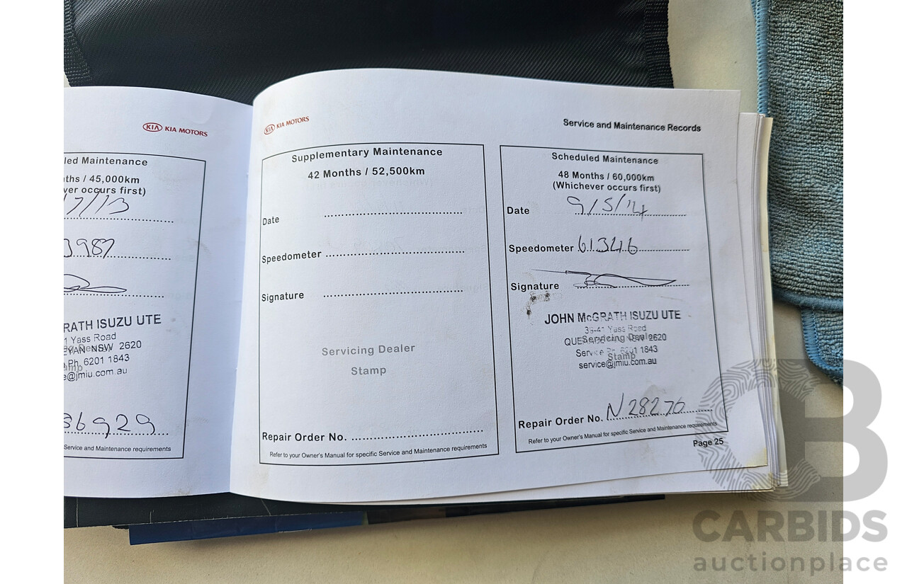 11/2010 Kia Cerato SLi TD MY11 5d Hatchback Silver  2.0L