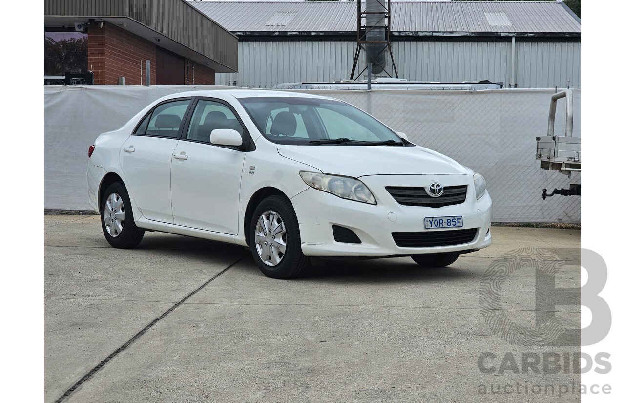 1/2008 Toyota Corolla Ascent ZRE152R 4d Sedan White 1.8L