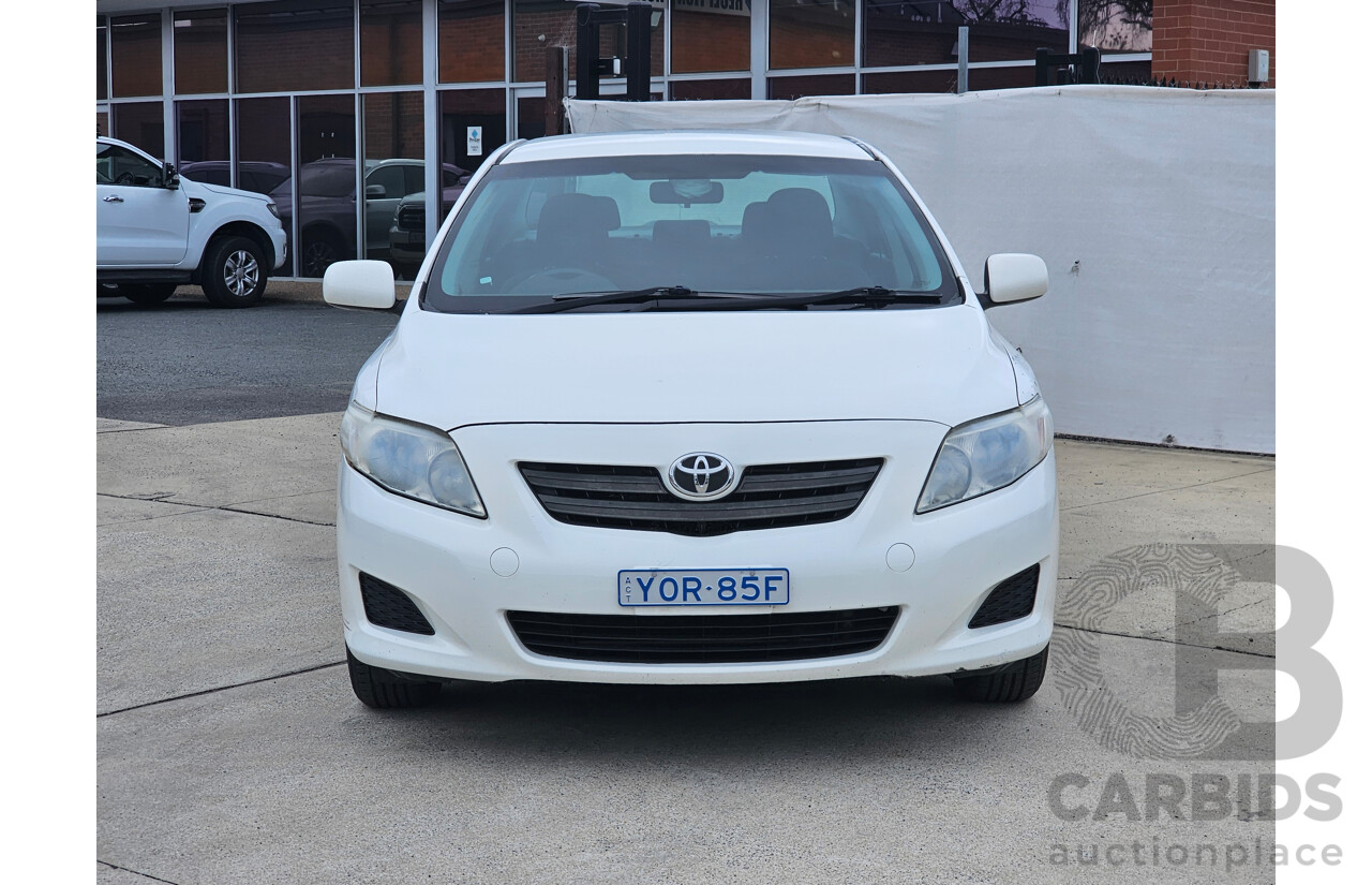 1/2008 Toyota Corolla Ascent ZRE152R 4d Sedan White 1.8L