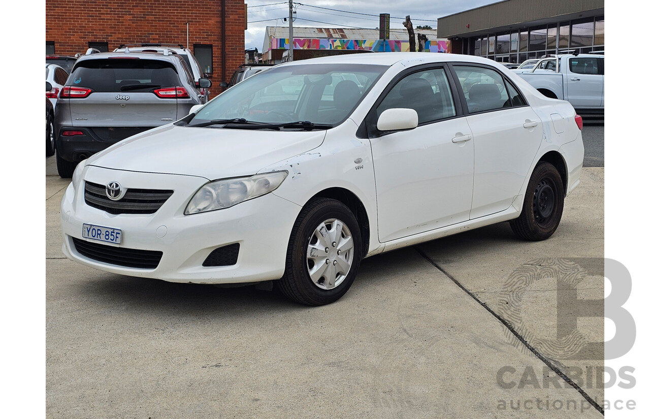 1/2008 Toyota Corolla Ascent ZRE152R 4d Sedan White 1.8L