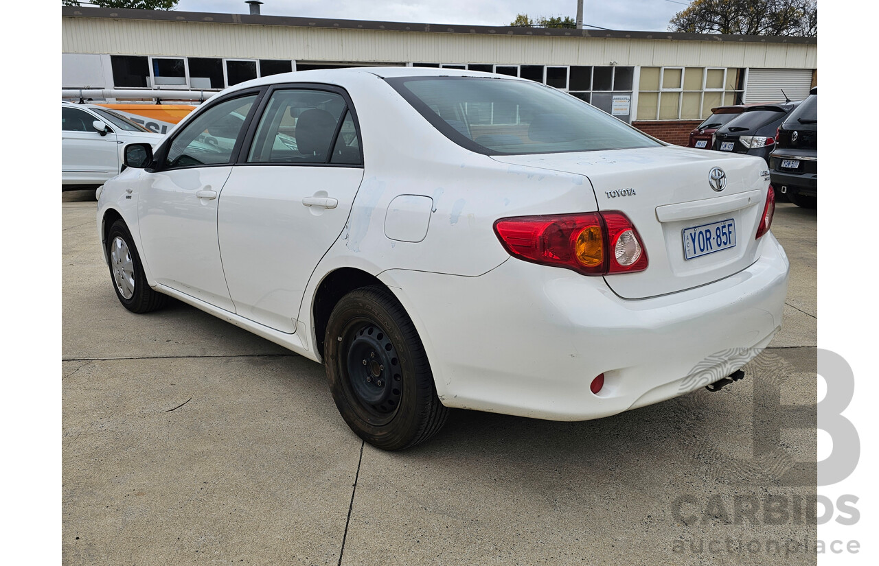 1/2008 Toyota Corolla Ascent ZRE152R 4d Sedan White 1.8L
