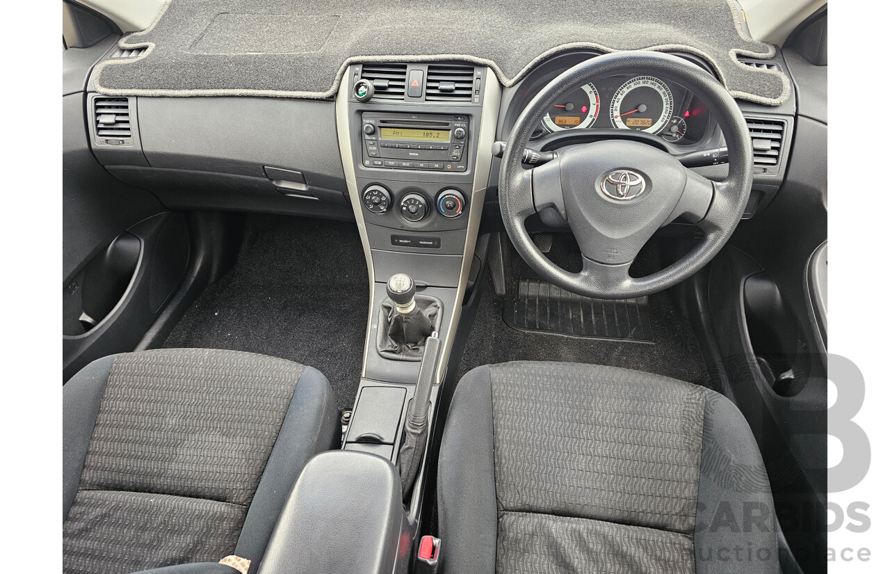 1/2008 Toyota Corolla Ascent ZRE152R 4d Sedan White 1.8L