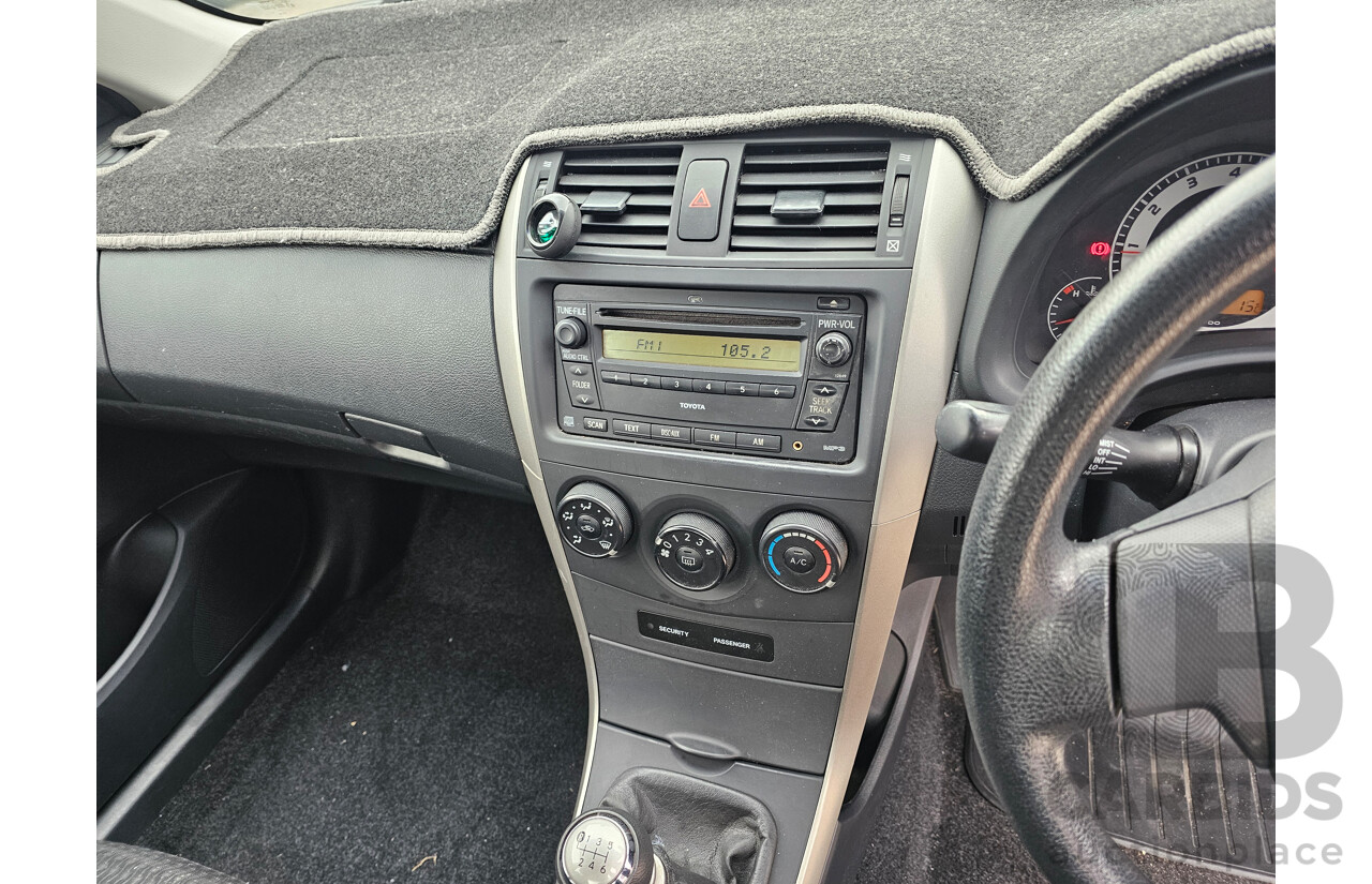 1/2008 Toyota Corolla Ascent ZRE152R 4d Sedan White 1.8L