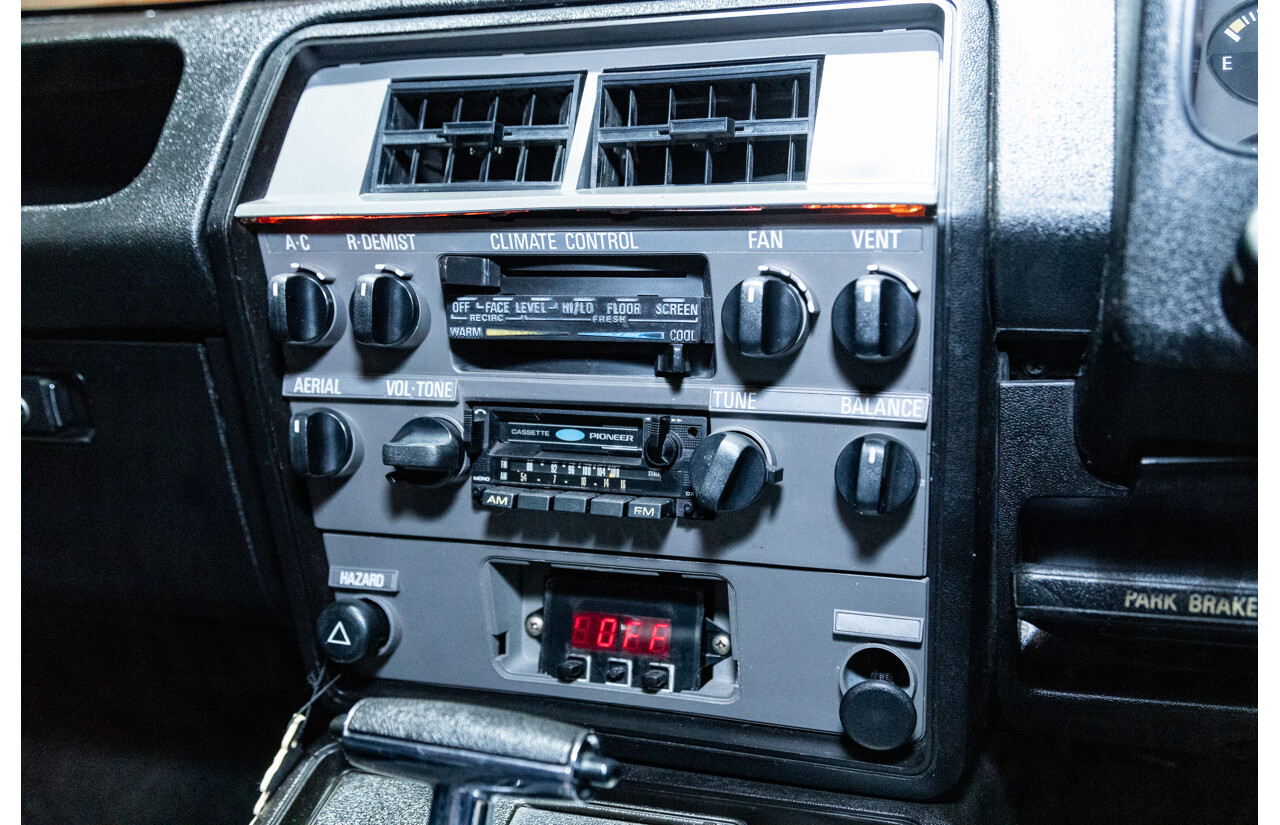 9/1981 Ford Fairmont Ghia ESP XD 4d Sedan Onyx Black V8 351ci 5.8L - Matching Numbers Survivor Car