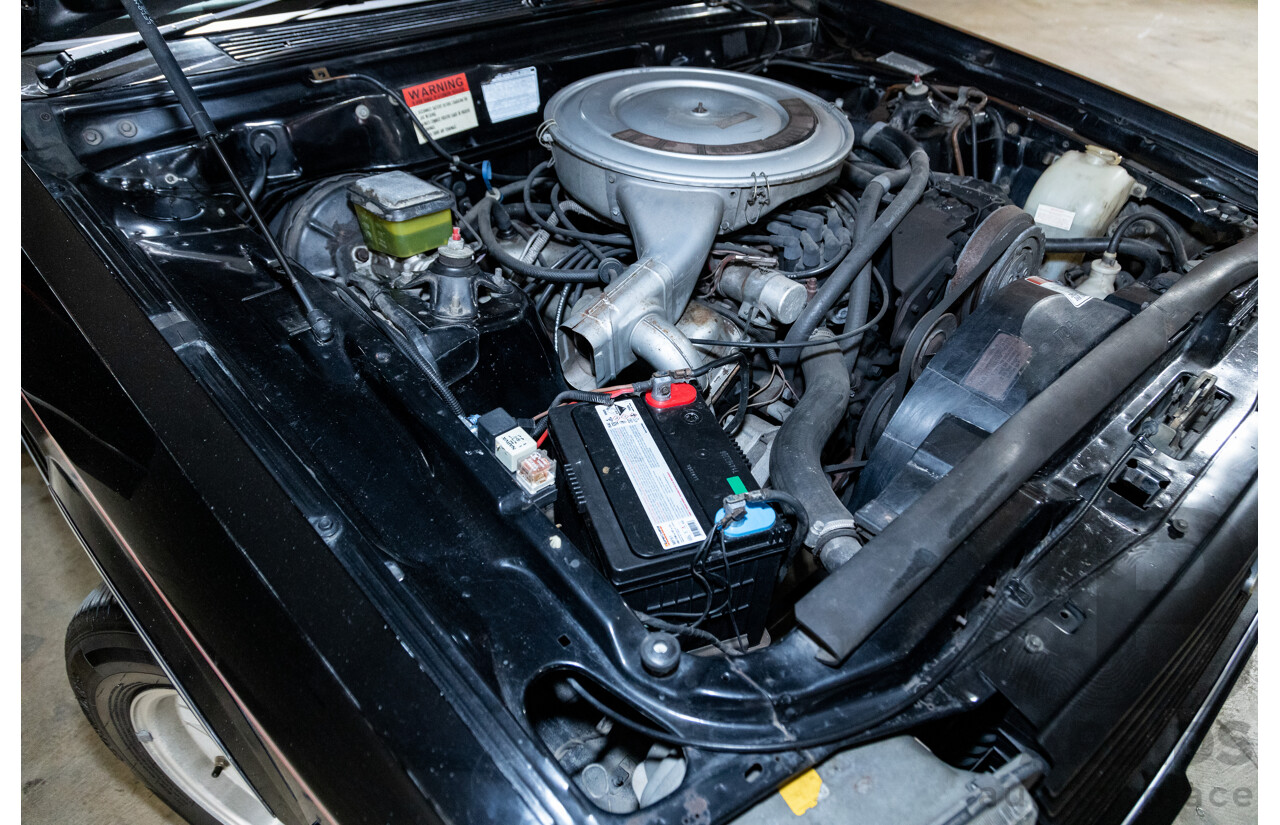 9/1981 Ford Fairmont Ghia ESP XD 4d Sedan Onyx Black V8 351ci 5.8L - Matching Numbers Survivor Car