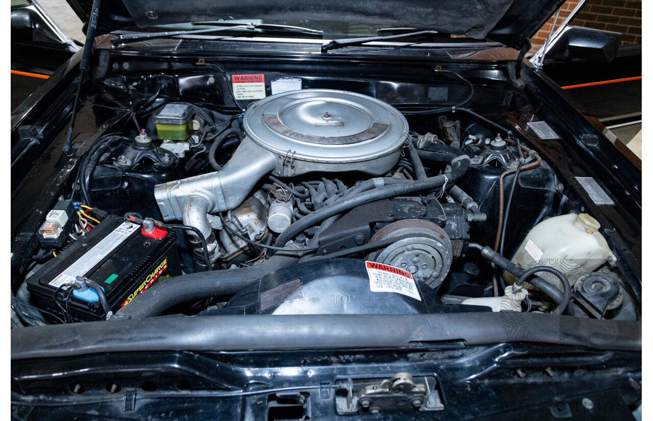 9/1981 Ford Fairmont Ghia ESP XD 4d Sedan Onyx Black V8 351ci 5.8L - Matching Numbers Survivor Car