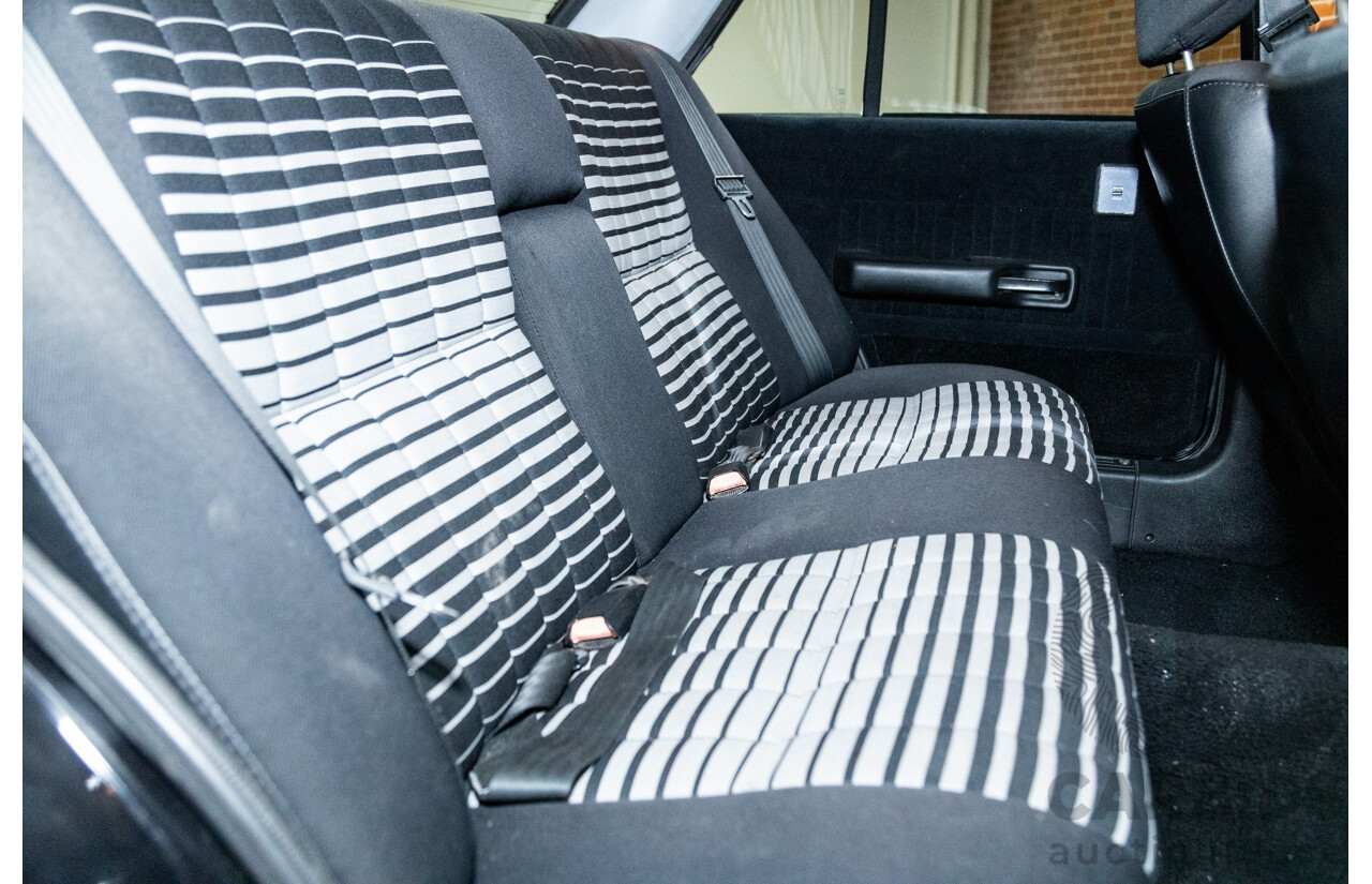 9/1981 Ford Fairmont Ghia ESP XD 4d Sedan Onyx Black V8 351ci 5.8L - Matching Numbers Survivor Car