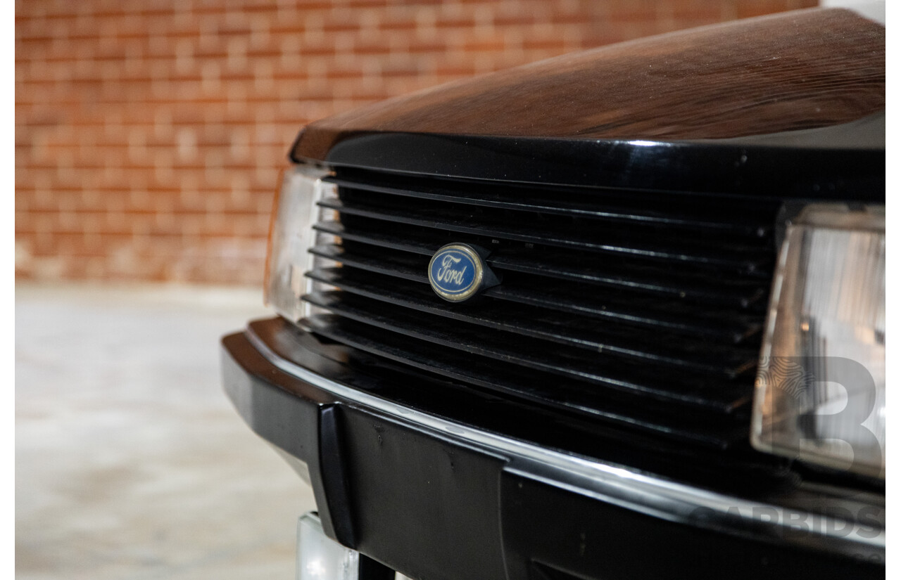 9/1981 Ford Fairmont Ghia ESP XD 4d Sedan Onyx Black V8 351ci 5.8L - Matching Numbers Survivor Car