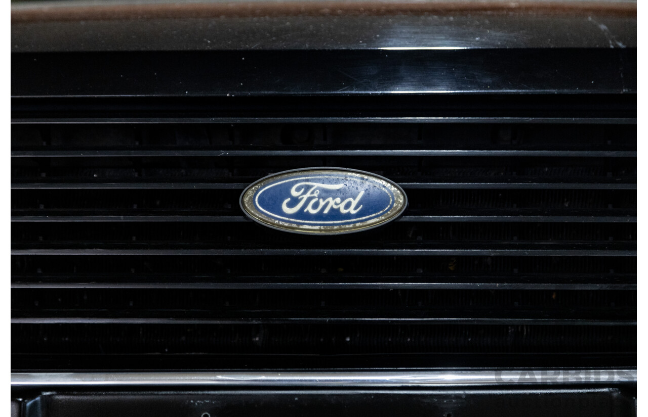 9/1981 Ford Fairmont Ghia ESP XD 4d Sedan Onyx Black V8 351ci 5.8L - Matching Numbers Survivor Car