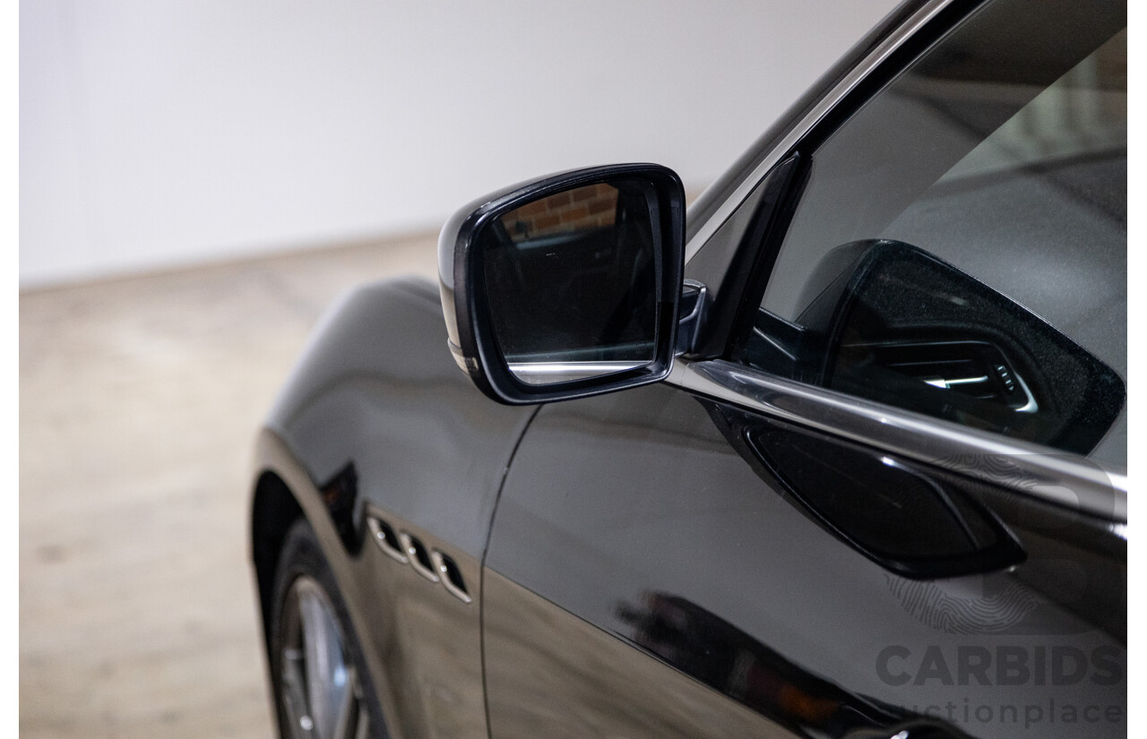 5/2015 Maserati Ghibli D M157 4d Sedan Metallic Black Turbo Diesel V6 3.0L