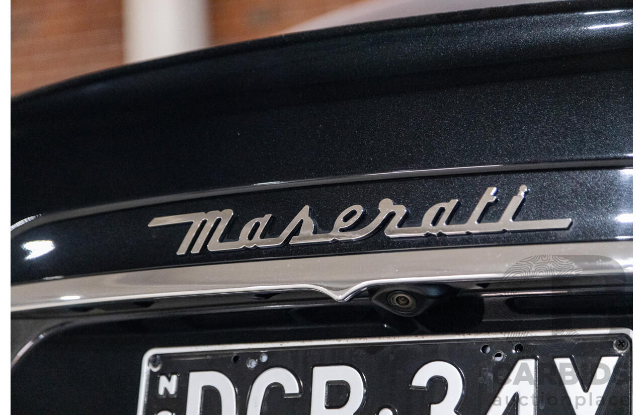 5/2015 Maserati Ghibli D M157 4d Sedan Metallic Black Turbo Diesel V6 3.0L