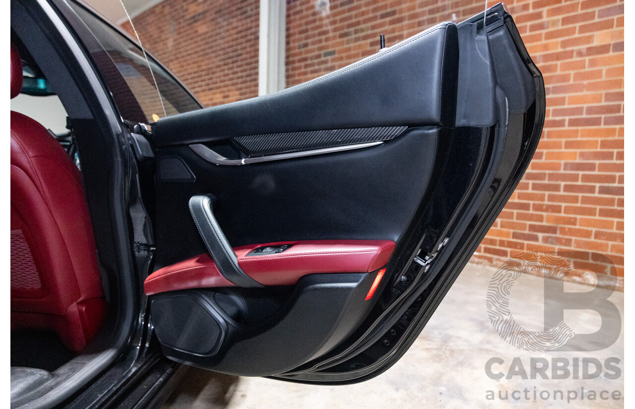 5/2015 Maserati Ghibli D M157 4d Sedan Metallic Black Turbo Diesel V6 3.0L