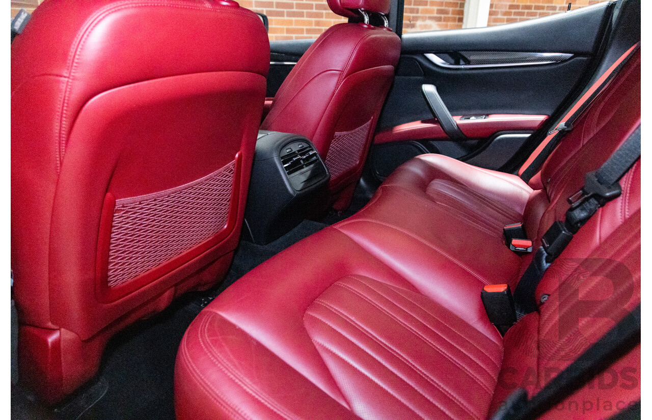 5/2015 Maserati Ghibli D M157 4d Sedan Metallic Black Turbo Diesel V6 3.0L