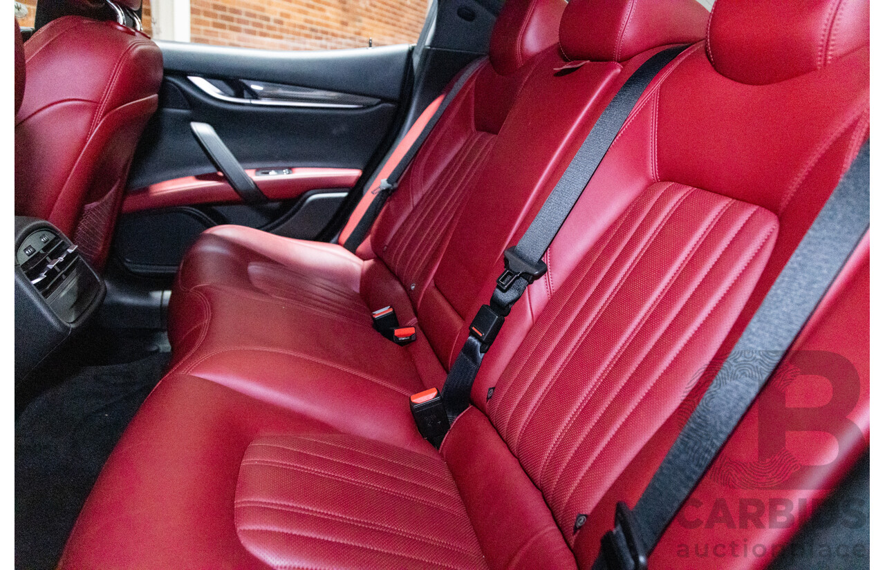 5/2015 Maserati Ghibli D M157 4d Sedan Metallic Black Turbo Diesel V6 3.0L