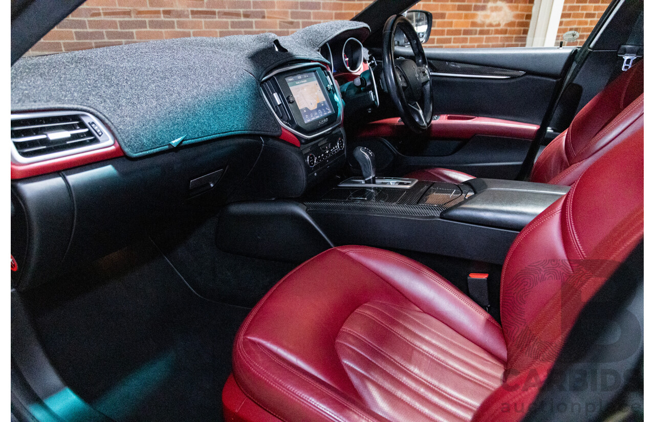 5/2015 Maserati Ghibli D M157 4d Sedan Metallic Black Turbo Diesel V6 3.0L