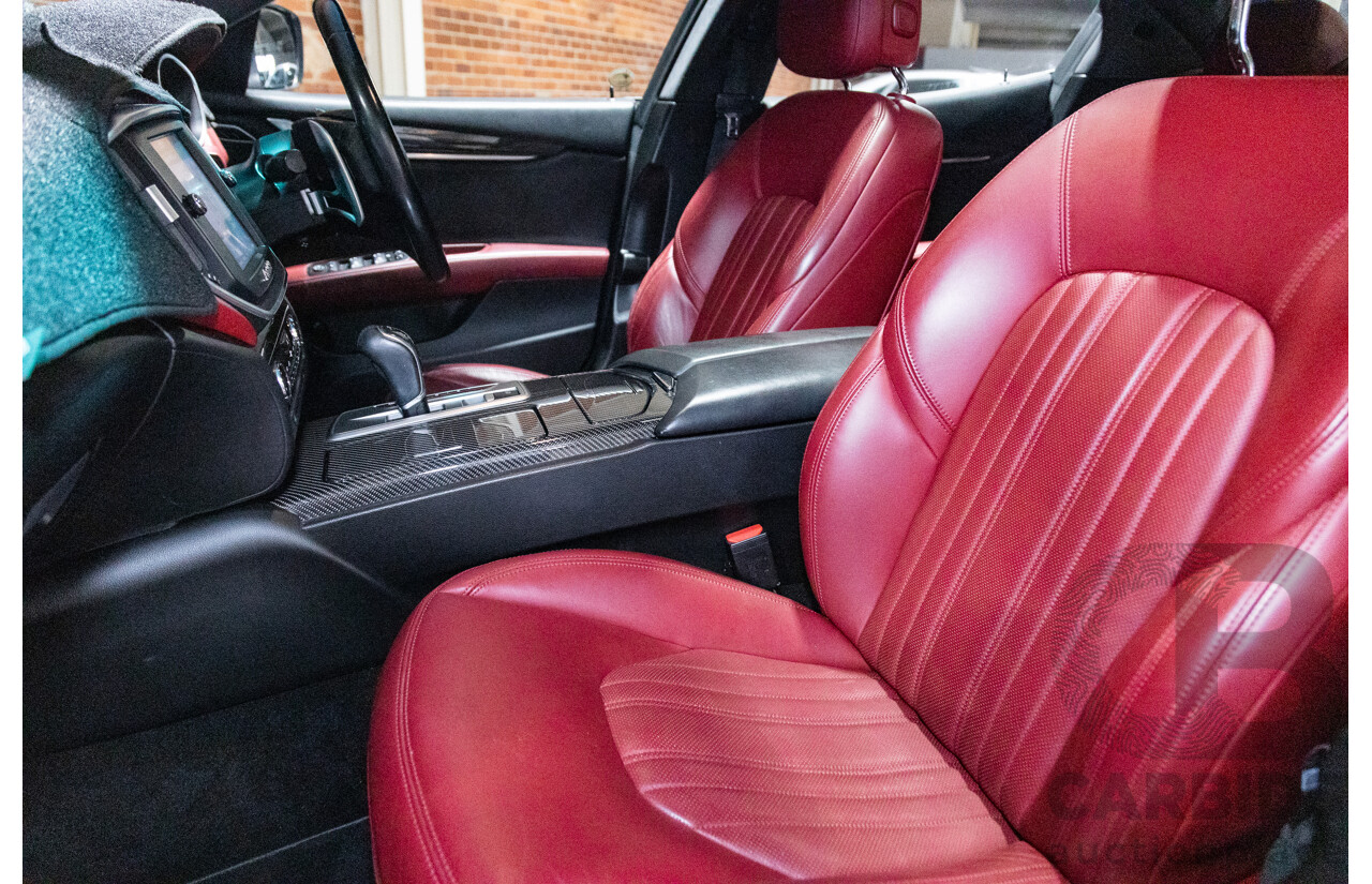 5/2015 Maserati Ghibli D M157 4d Sedan Metallic Black Turbo Diesel V6 3.0L