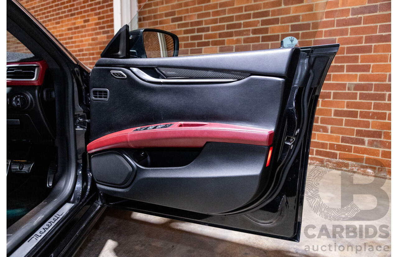 5/2015 Maserati Ghibli D M157 4d Sedan Metallic Black Turbo Diesel V6 3.0L