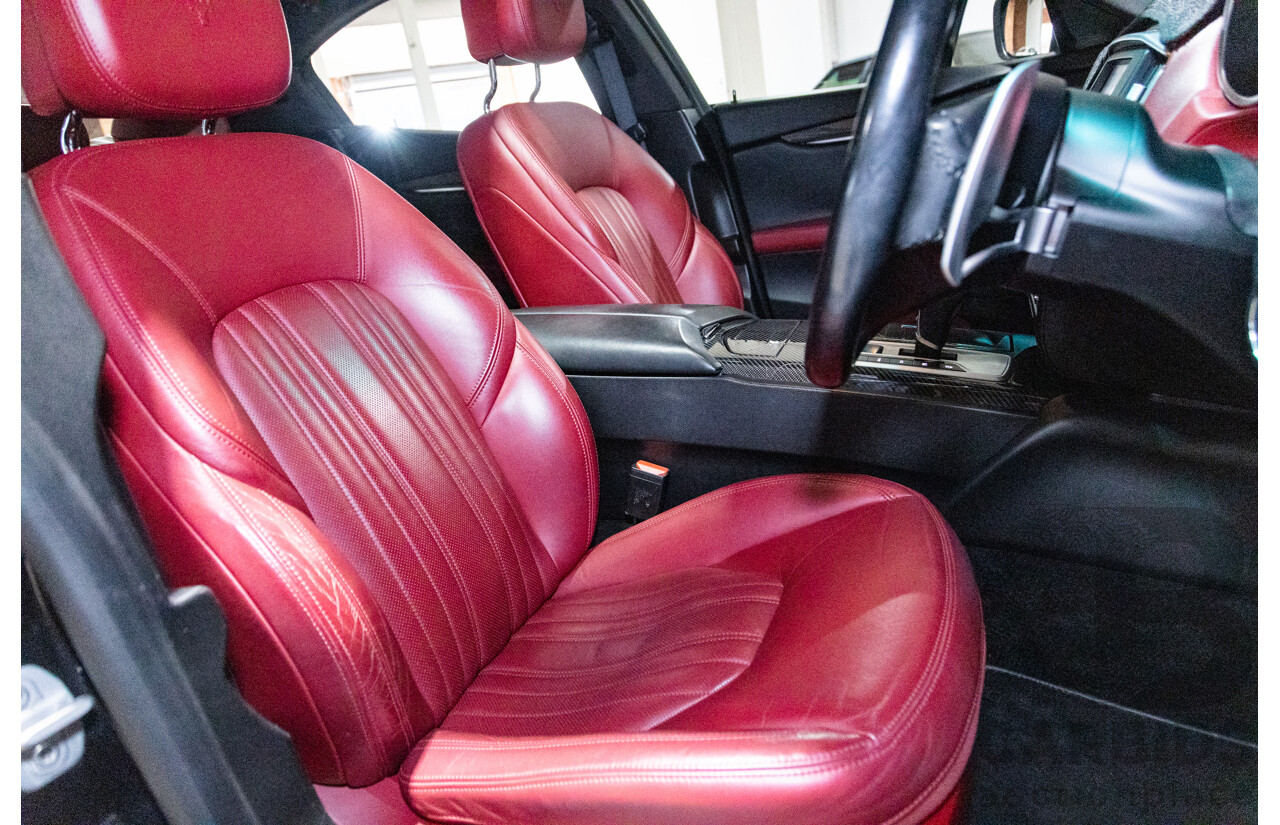 5/2015 Maserati Ghibli D M157 4d Sedan Metallic Black Turbo Diesel V6 3.0L