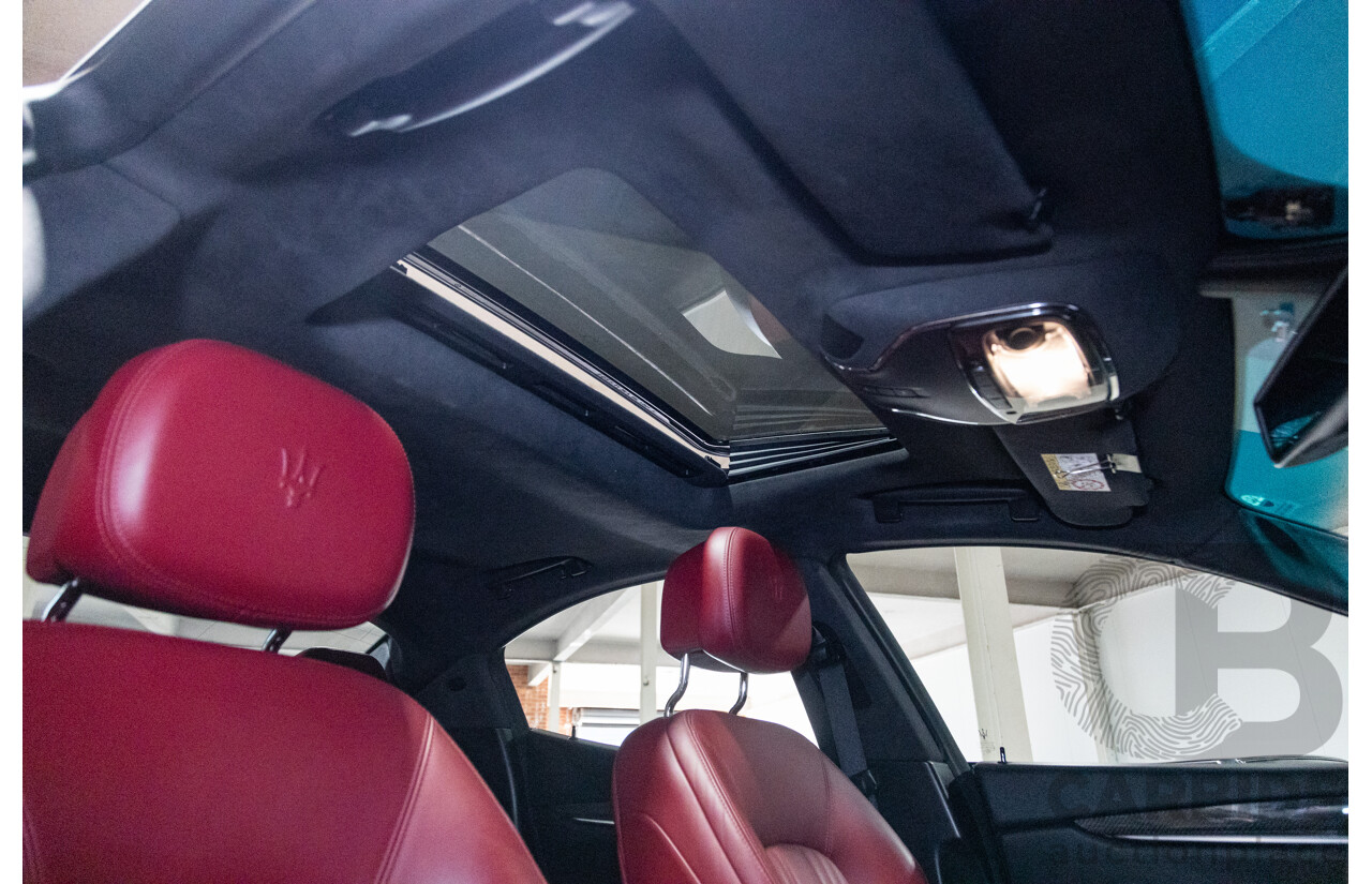 5/2015 Maserati Ghibli D M157 4d Sedan Metallic Black Turbo Diesel V6 3.0L