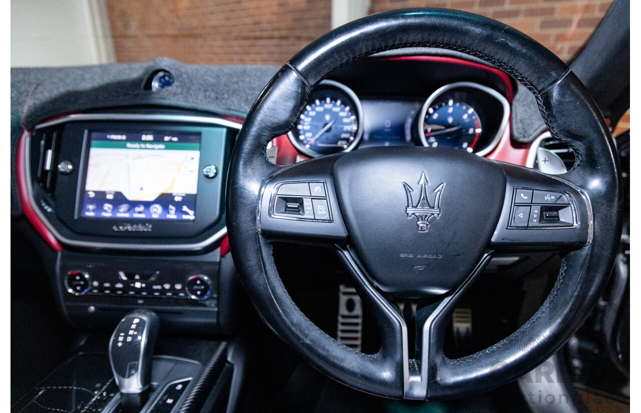 5/2015 Maserati Ghibli D M157 4d Sedan Metallic Black Turbo Diesel V6 3.0L