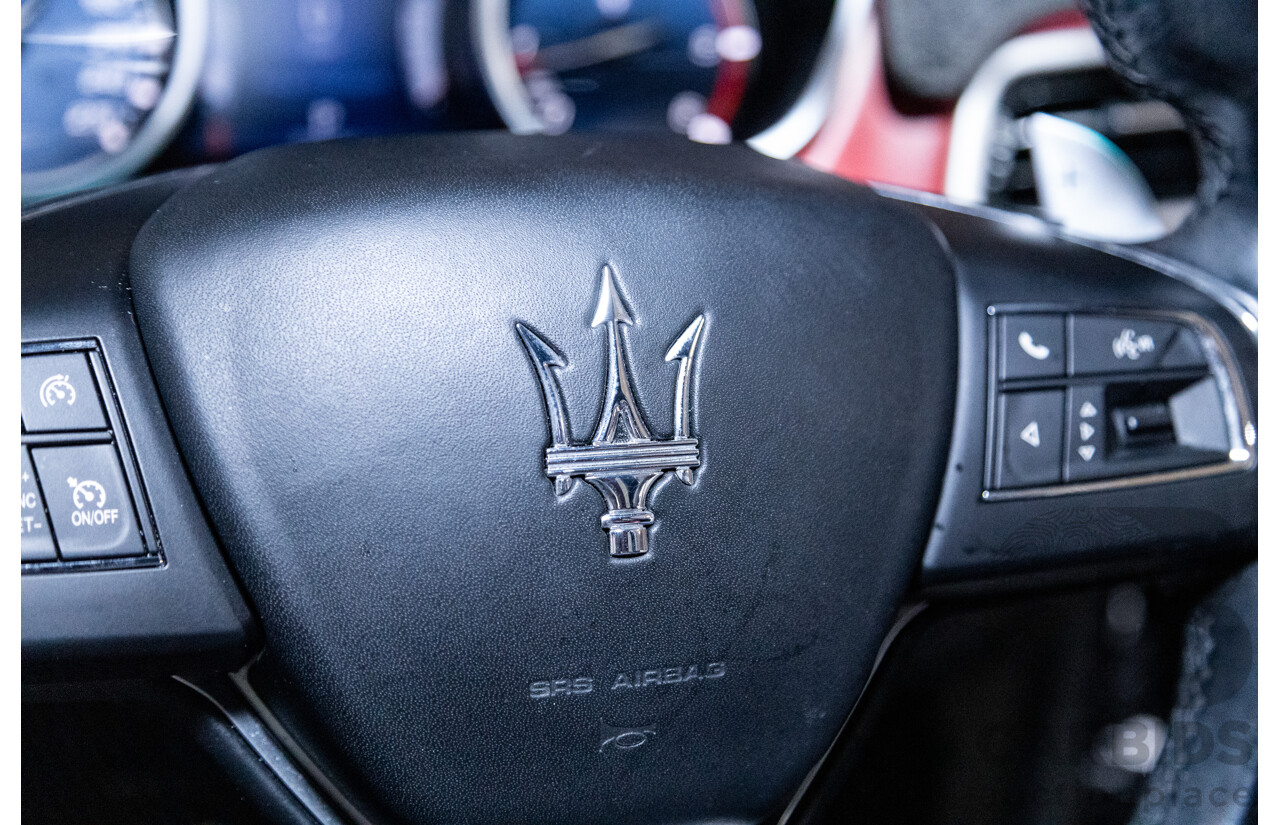 5/2015 Maserati Ghibli D M157 4d Sedan Metallic Black Turbo Diesel V6 3.0L